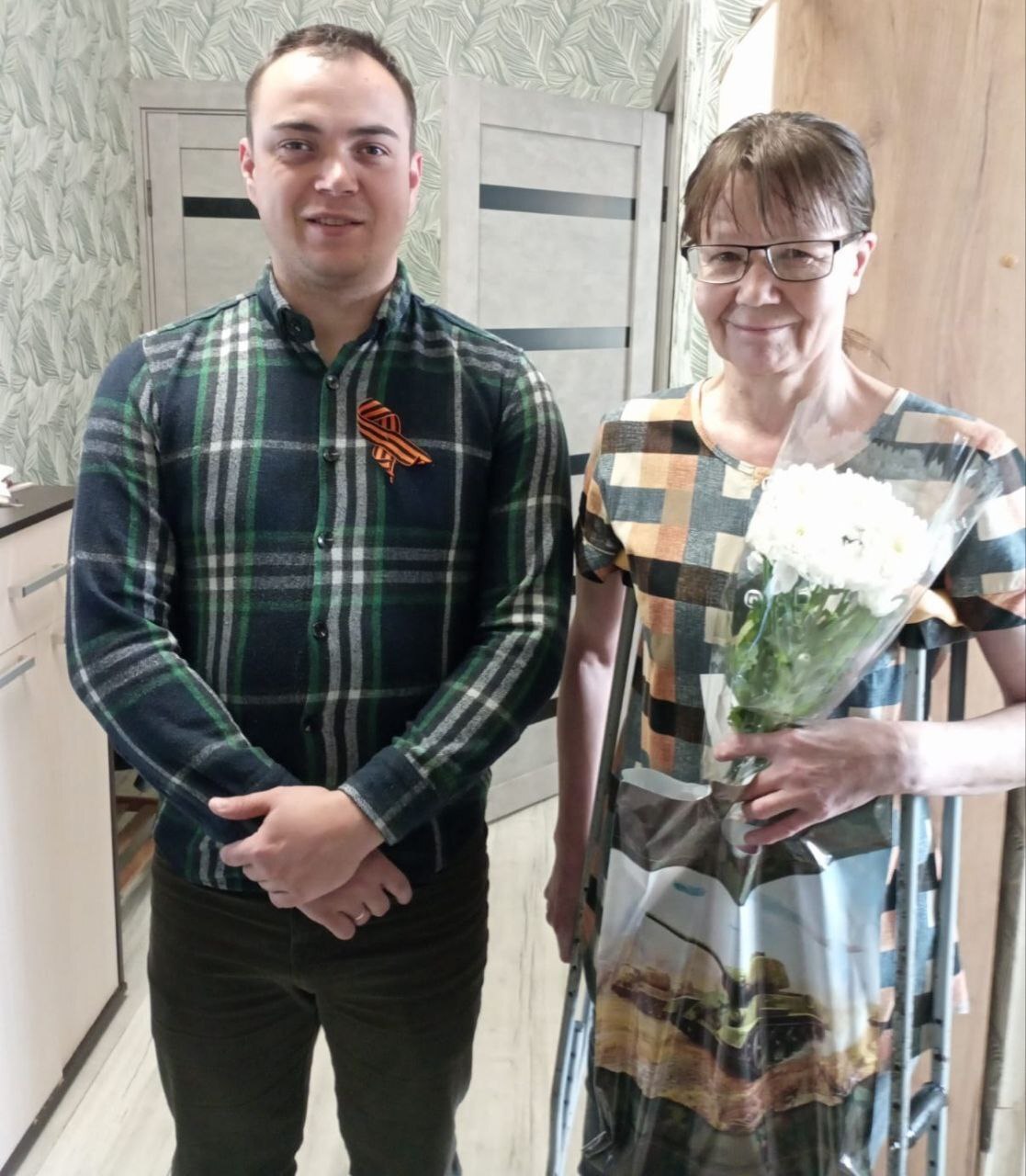 Поздравление И.О. Главы администрации А.А. Мошкова с Днём Победы.